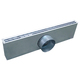 Orientable rollers linear diffuser.